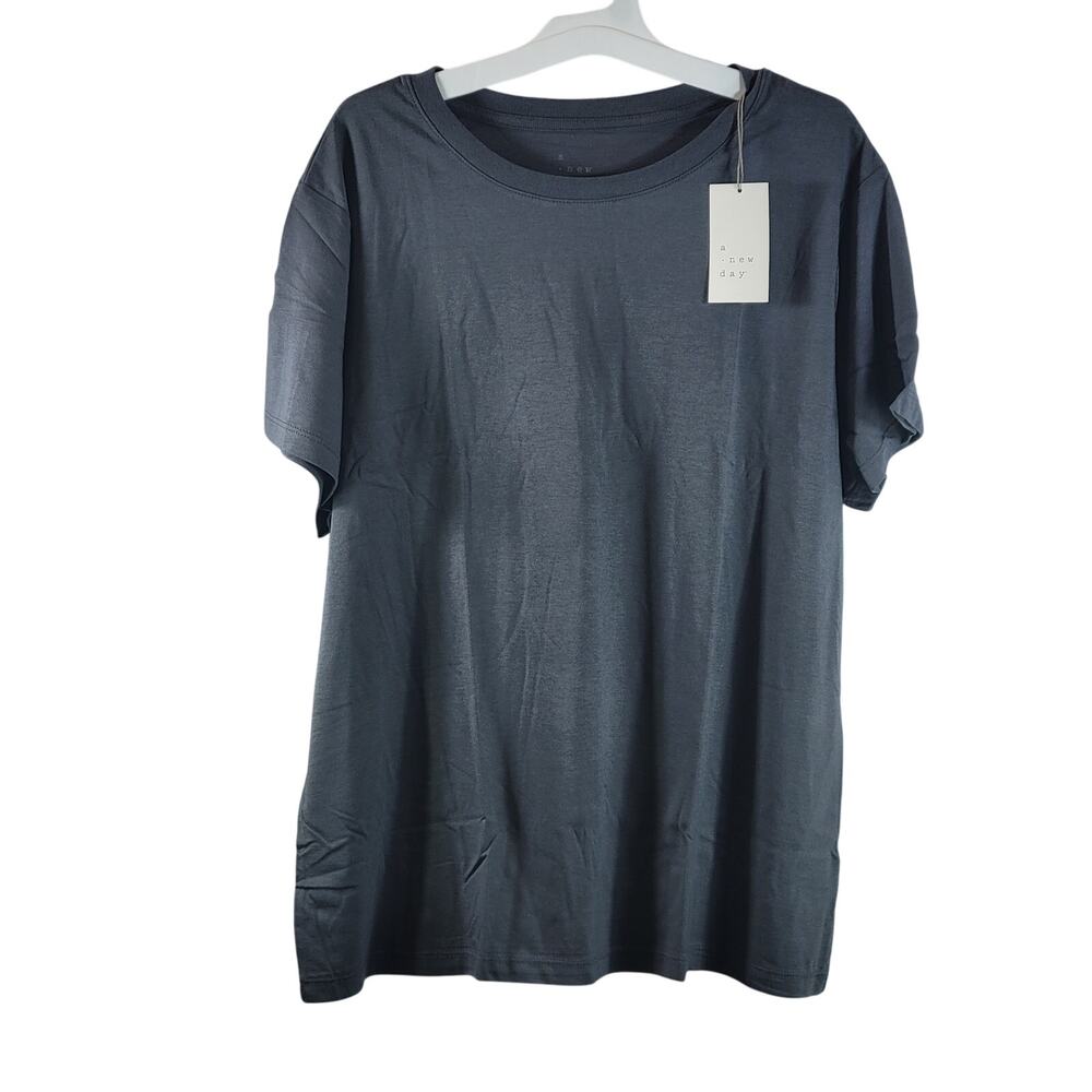 A New Day Lightweight Short Sleeve Tee, 3 Pack, Black, Sz XXL, NWT